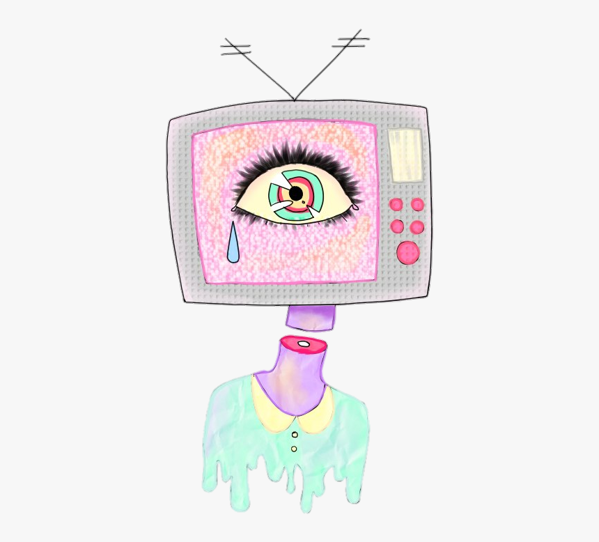 #tumblr #tv #eye #eyes #cry #tears - Eye Art, HD Png Download, Free Download