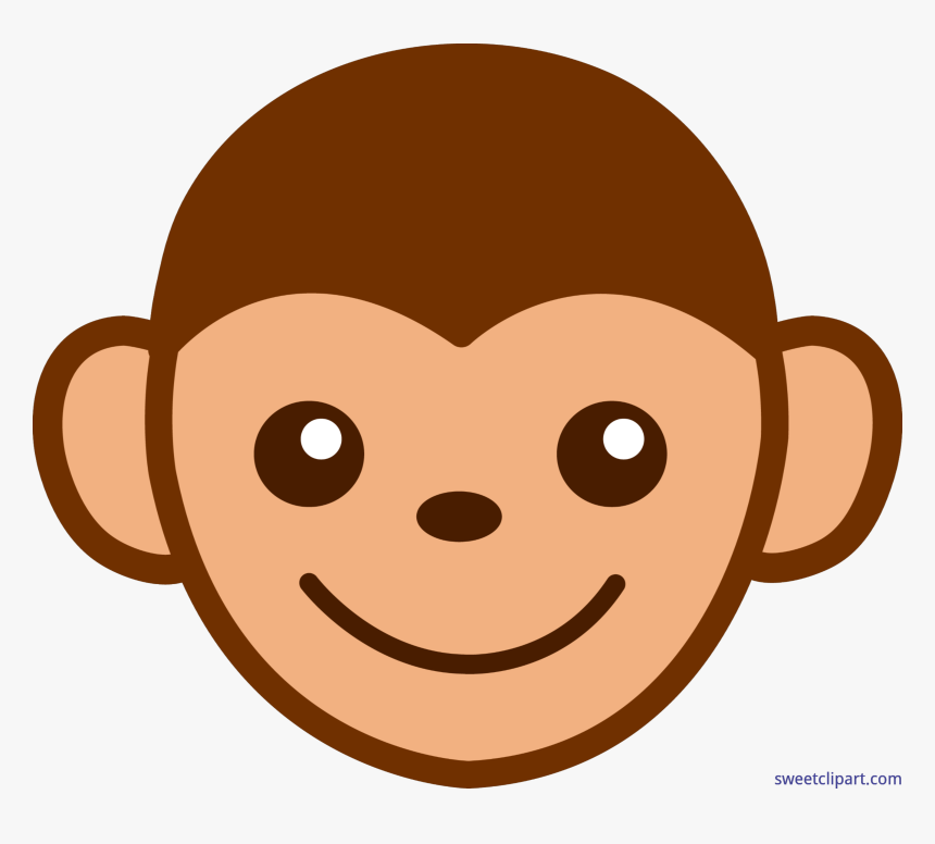 Clip Art Sweet - Monkey Face Clipart, HD Png Download, Free Download
