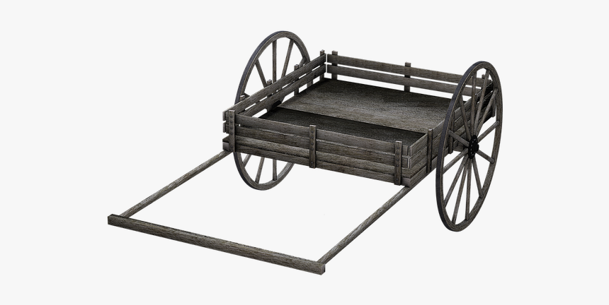 Cart, Wooden Cart, Dare, Isolated - Wooden Cart Png, Transparent Png, Free Download