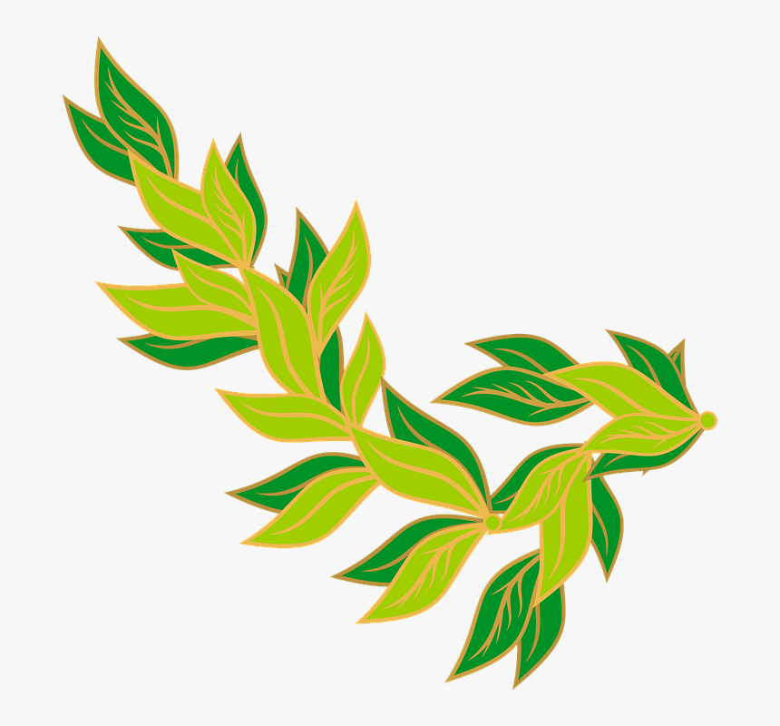 Thumb Image - Green Leaves Border Clip Art, HD Png Download, Free Download