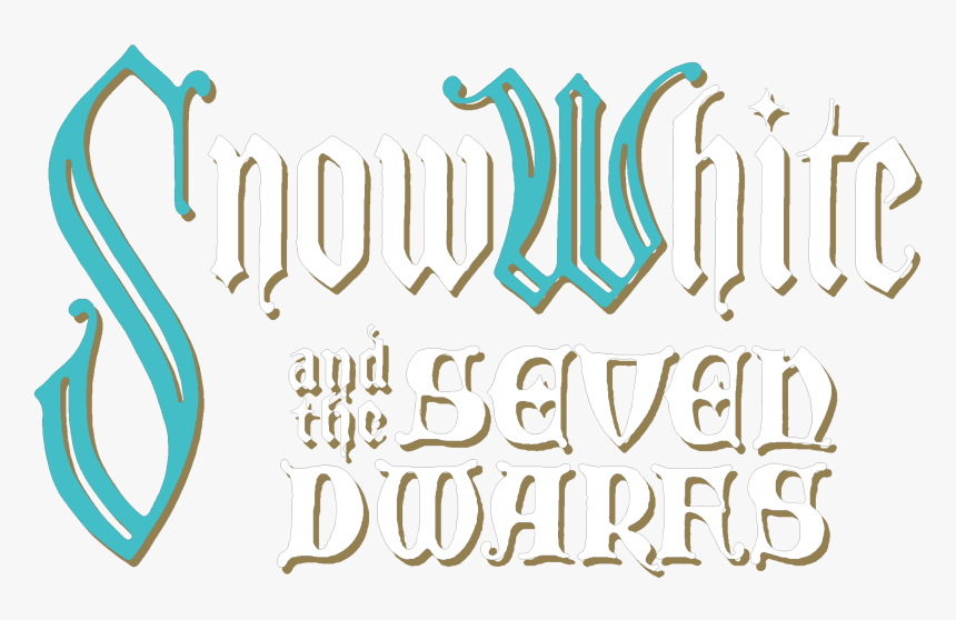 Snow White And The Seven Dwarfs Logo - Snow White And The Seven Dwarfs Title Disney, HD Png Download, Free Download