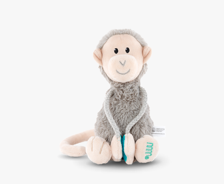 Plush Monkey With Velcro Arms - Que Es El Velcro Plush, HD Png Download, Free Download