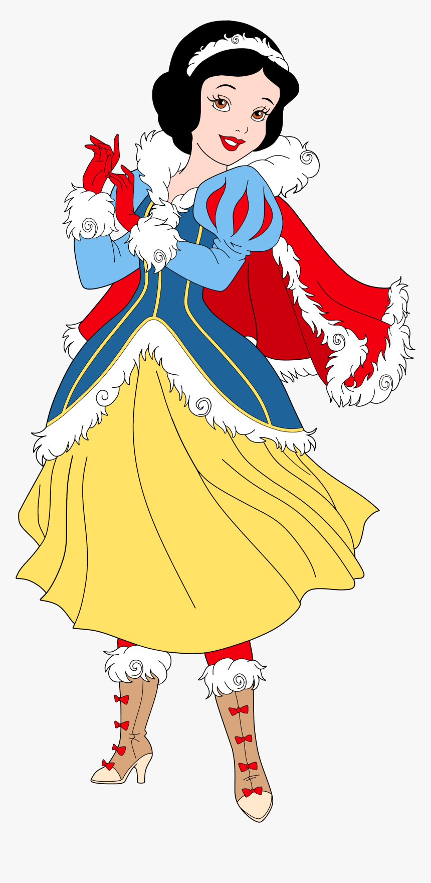 Transparent Snow White Mirror Clipart - Snow White Disney Princess Winter, HD Png Download, Free Download