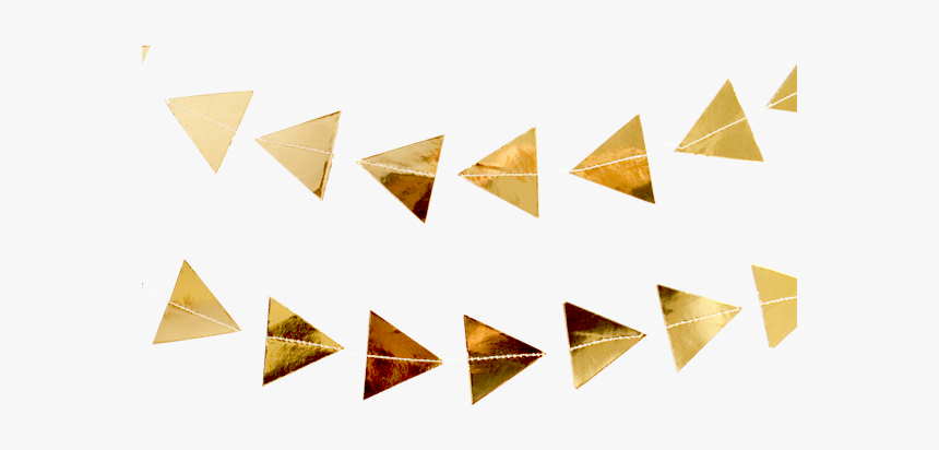 Png Party Pictures - Gold Triangles Png, Transparent Png, Free Download