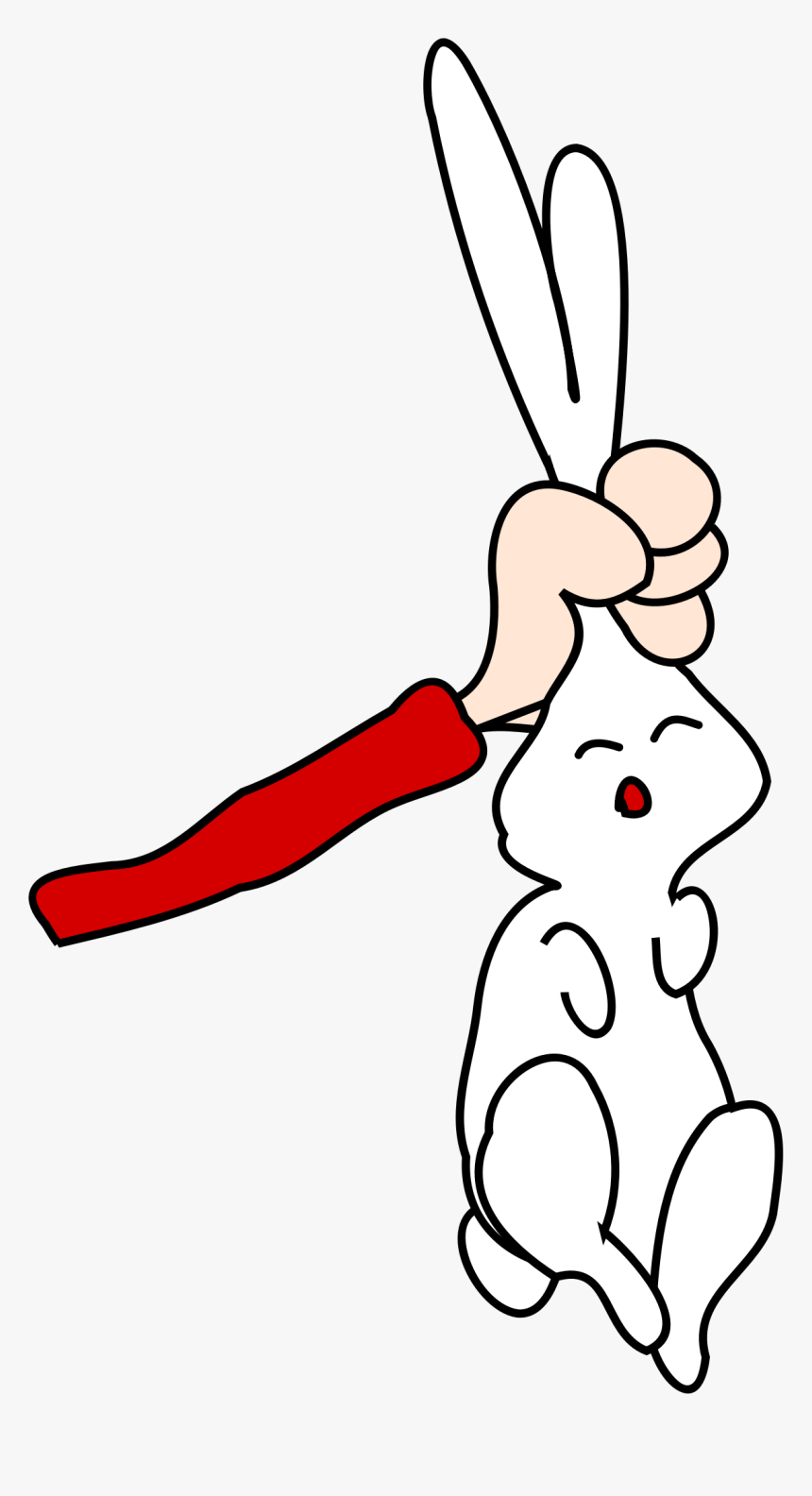 Hanging Rabbit 2 Clip Arts - Rabbit Hanging, HD Png Download, Free Download