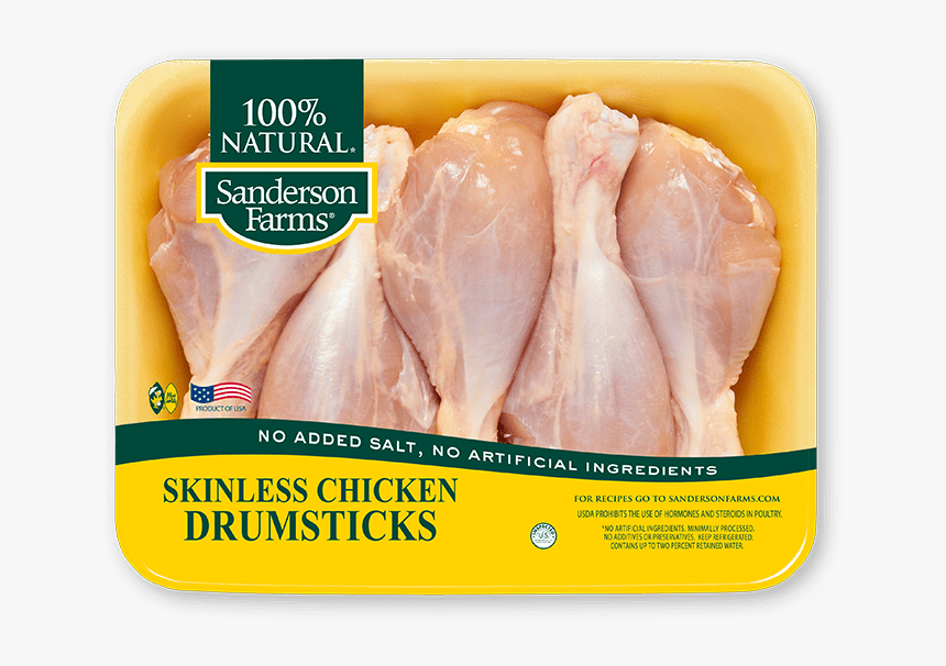 Skinless Drumsticks - Sanderson Farms Chicken Necks, HD Png Download, Free Download