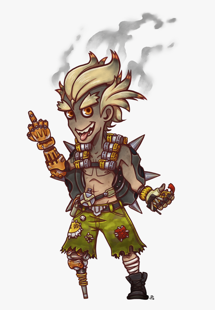 Chibi By Roseannepage On - Junkrat Chibi, HD Png Download, Free Download