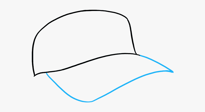 How To Draw Baseball Cap - Line Art, HD Png Download, Free Download
