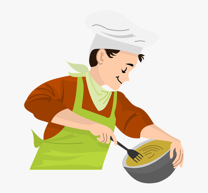 Cooking Png - Boy Cooking Cartoon, Transparent Png, Free Download