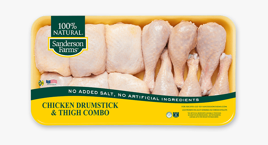 Drumsticks & Thighs Combo - Chicken Leg Quarters Package, HD Png Download, Free Download