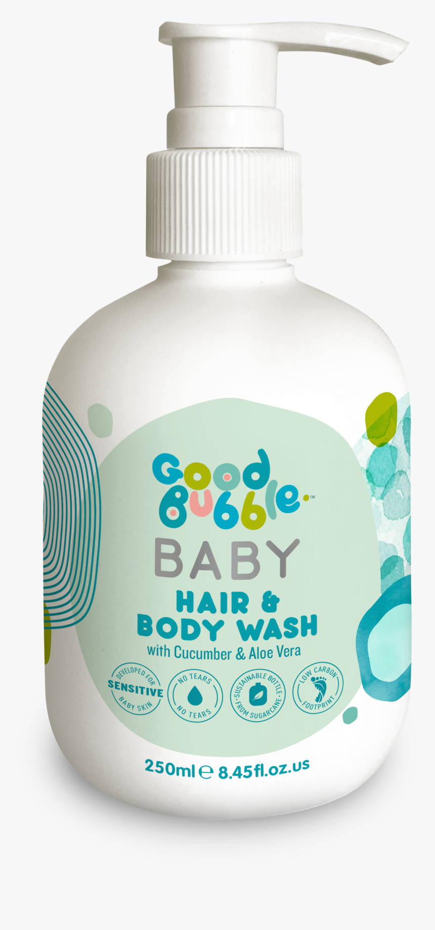 Cuhbw250 Copy - Good Bubble Baby Hair & Body Wash, HD Png Download, Free Download