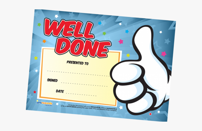 Medal Clipart Well Done - Thumbs Up, HD Png Download, Free Download