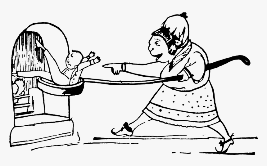 Female, Cook, Vintage, Victorian, Old Fashioned, Sketch - Edward Lear Woman Oven, HD Png Download, Free Download