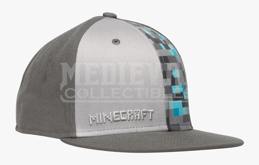 Minecraft Diamond Crafting Snapback Hat - Cap, HD Png Download, Free Download