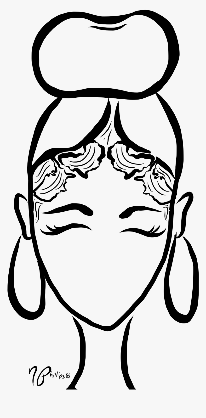 Image Of Baby Hair - Line Art, HD Png Download, Free Download