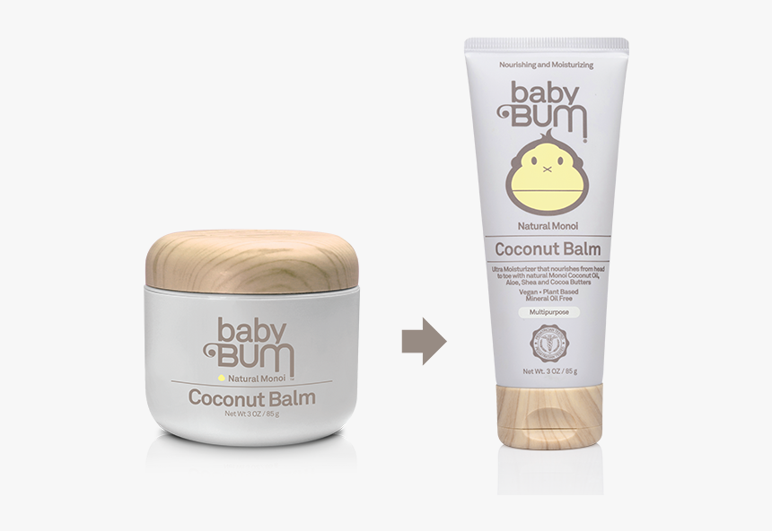 Baby Bum Natural Monoi Coconut Balm - Sun Bum Baby Coconut Balm, HD Png Download, Free Download