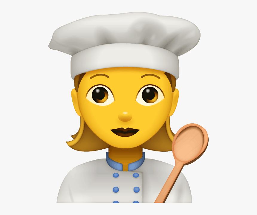 Woman Cook Emoji Png, Transparent Png, Free Download