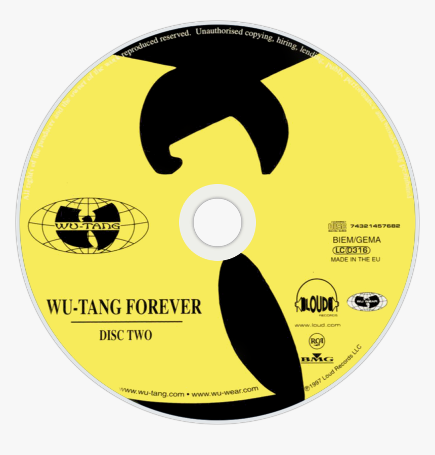 Wu Tang Clan Wu Tang Forever Cd Disc Image - Wu Tang Clan Forever Cd 2, HD Png Download, Free Download