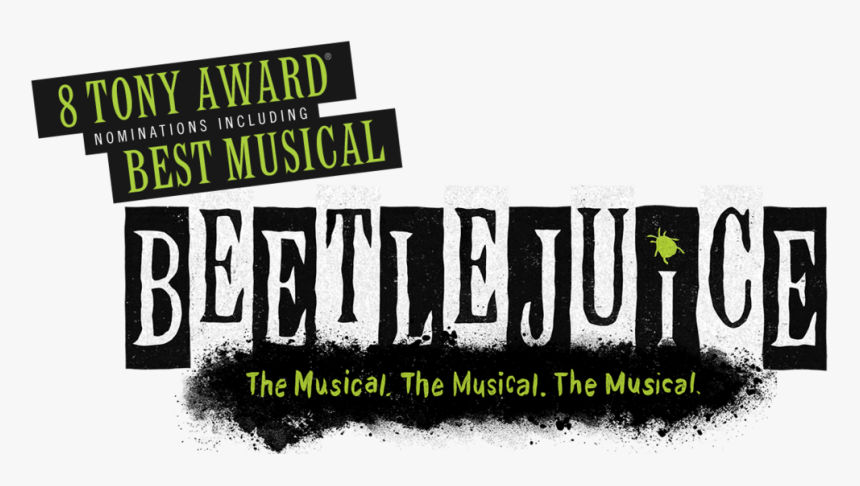 Bj Title - Beetlejuice The Musical Title, HD Png Download, Free Download