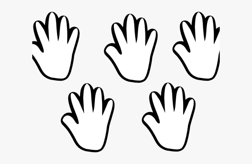 Transparent White Handprint Png - Clip Art, Png Download, Free Download