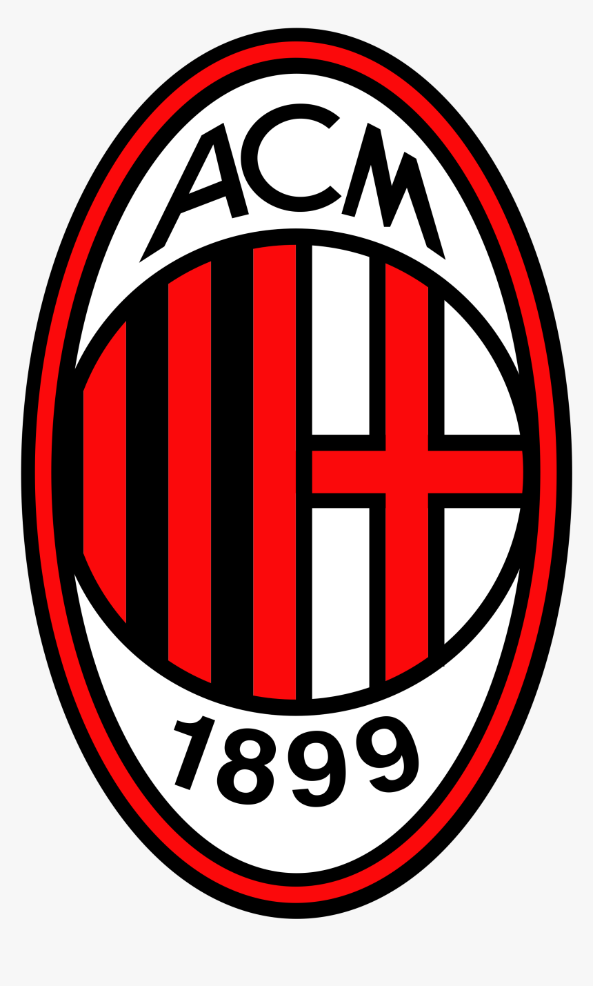 Ac Milan Logo Png, Transparent Png - kindpng