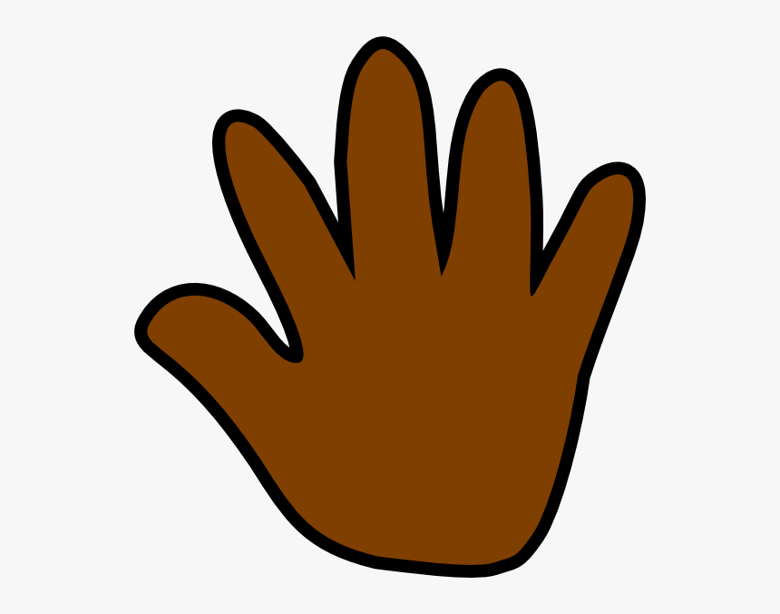 Dark Brown Handprint Svg Clip Arts - Portable Network Graphics, HD Png Download, Free Download