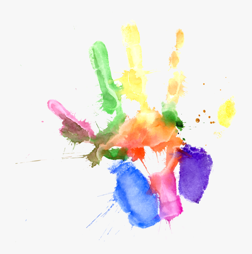 Royalty Free Color - Holi Color Hand Png, Transparent Png, Free Download