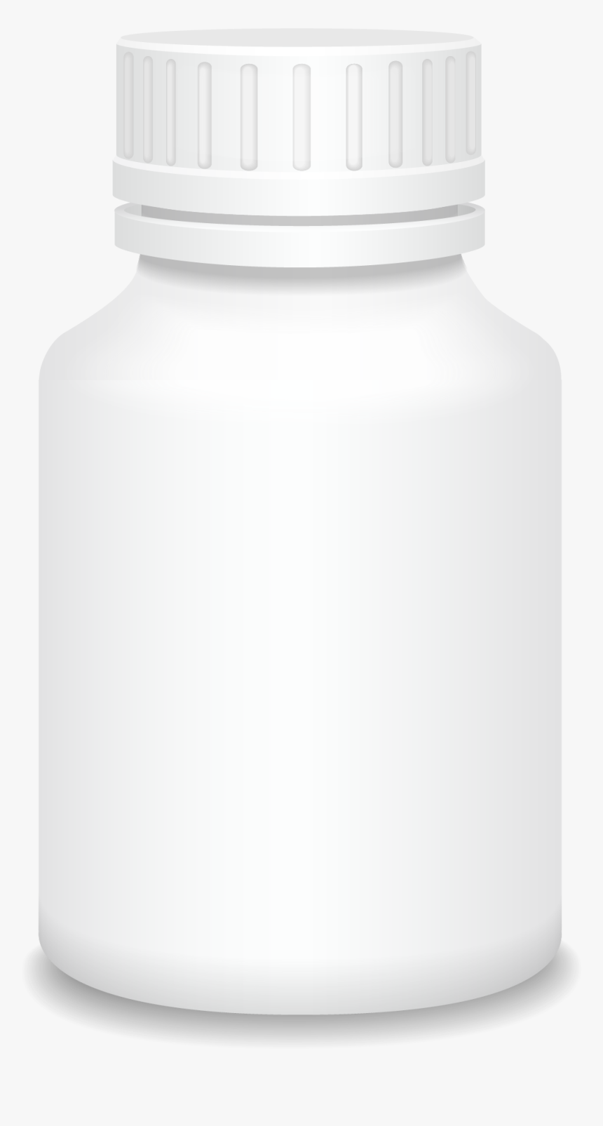 Medicine White Vector Bottle Plastic Png Download Free - Plastic Bottle, Transparent Png, Free Download