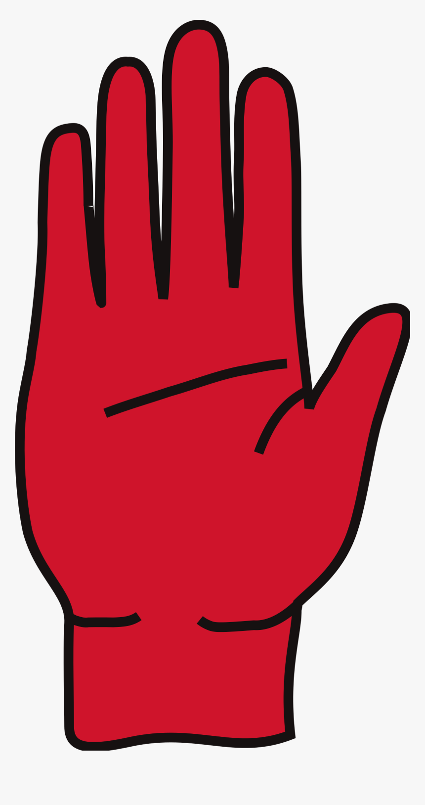 Red Hand Of Ulster Shield, HD Png Download, Free Download