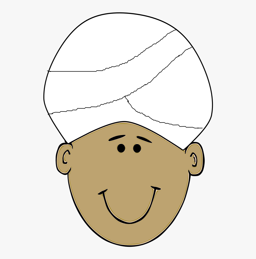 Free Clipart - Turban Cartoon Transparent, HD Png Download, Free Download