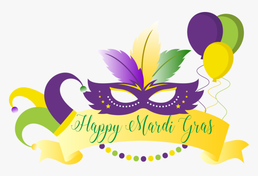 Mardi Tuesday Gras State 2018 Nicholls University Clipart - Happy Mardi Gras 2018, HD Png Download, Free Download