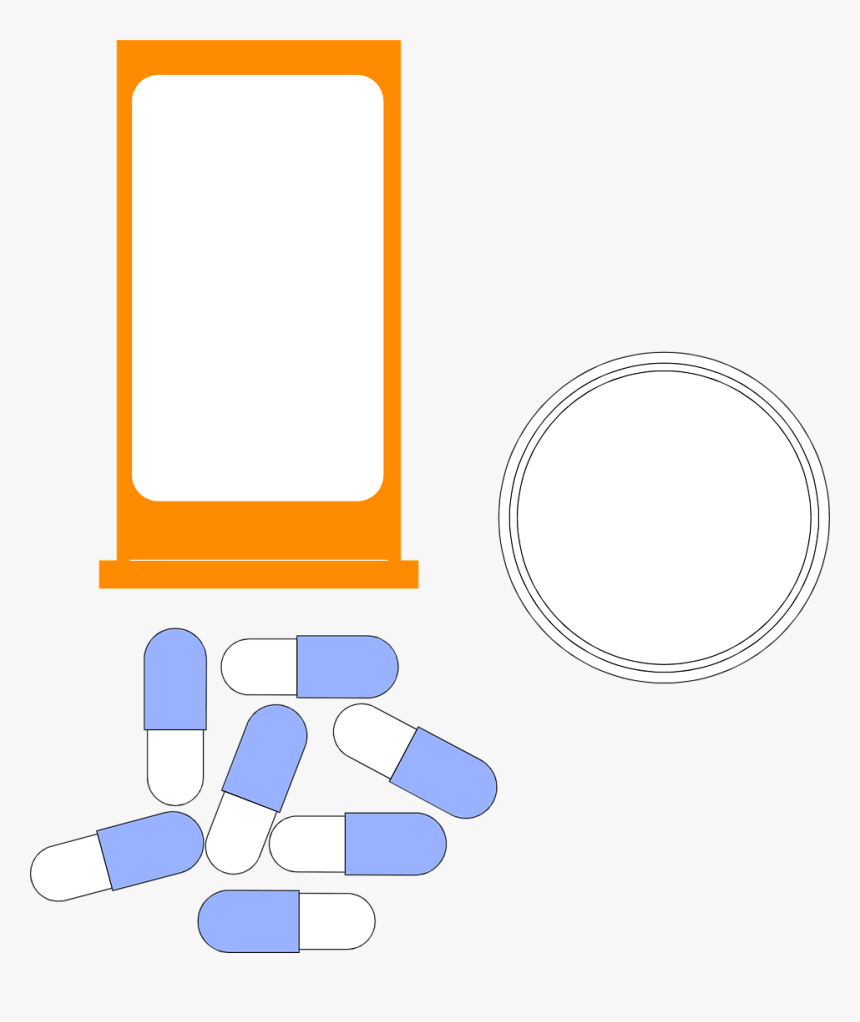 Pill Bottle Clipart Vaccine - Circle, HD Png Download, Free Download