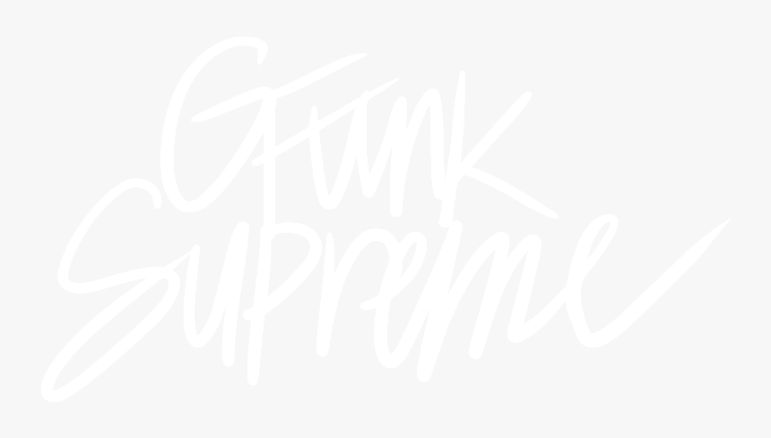 Gfunksupremelogowhite, HD Png Download, Free Download