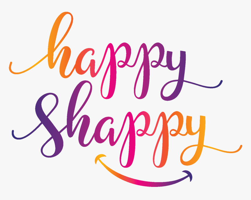 File - Happyshappylogo - Calligraphy, HD Png Download, Free Download