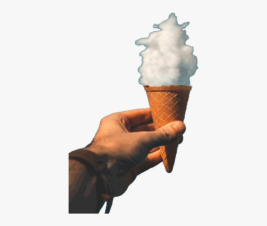 In This Example, We Remove The Turquoise Color Background - Ice Cream Cone, HD Png Download, Free Download