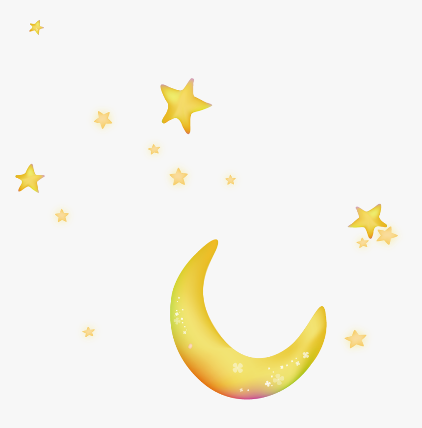 Moon Night Sky Star - Star, HD Png Download, Free Download