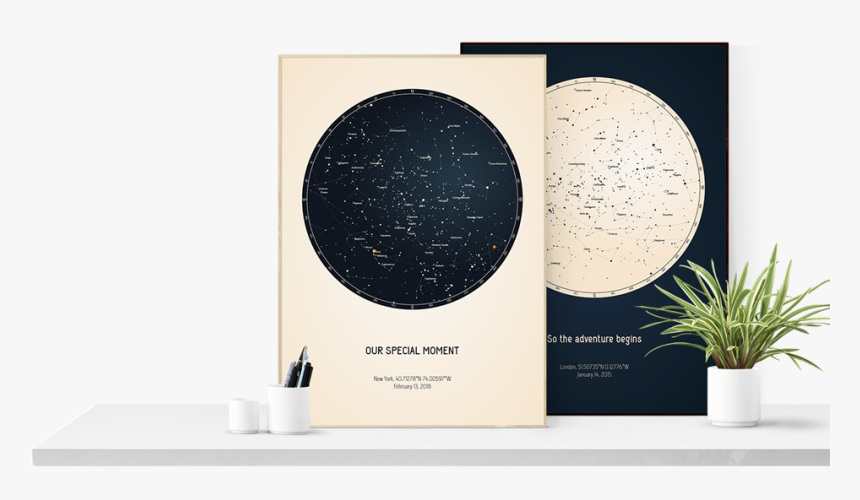 Personalized Star Map Free, HD Png Download, Free Download