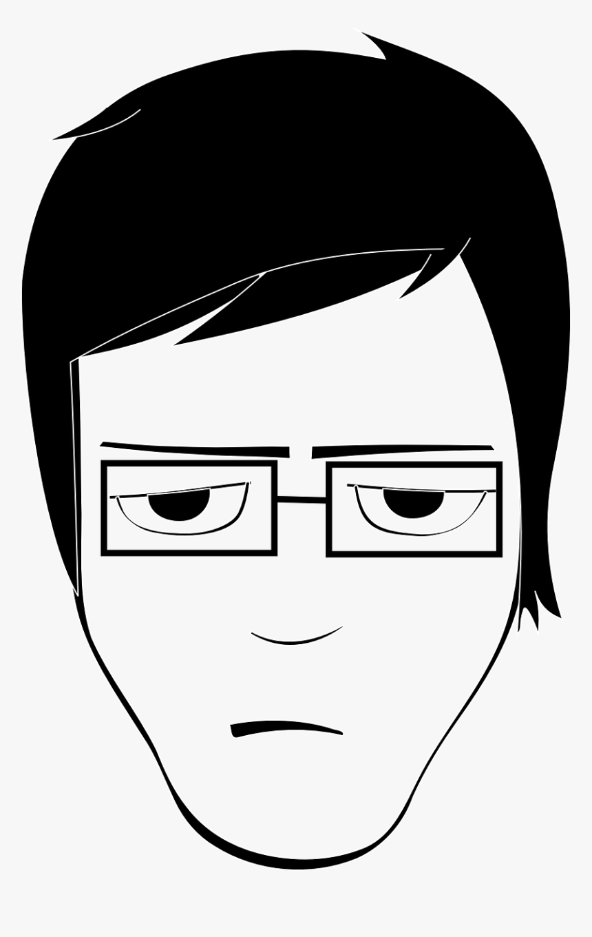 Sad Boy Png Free Image - Boring Vector, Transparent Png, Free Download