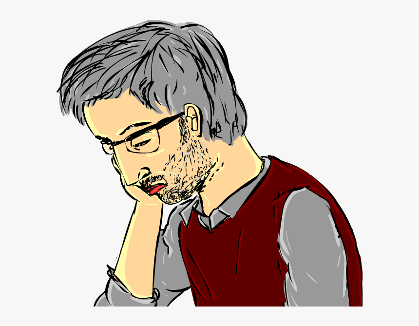 Sad Guy Png - Cartoon, Transparent Png, Free Download