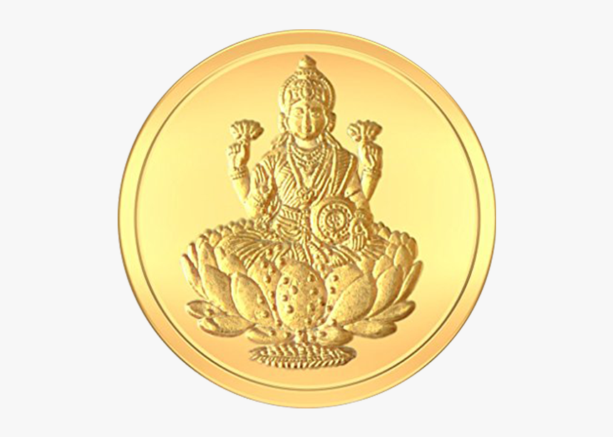 Lakshmi Gold Coin Png - Laxmi Gold Coin Png, Transparent Png, Free Download