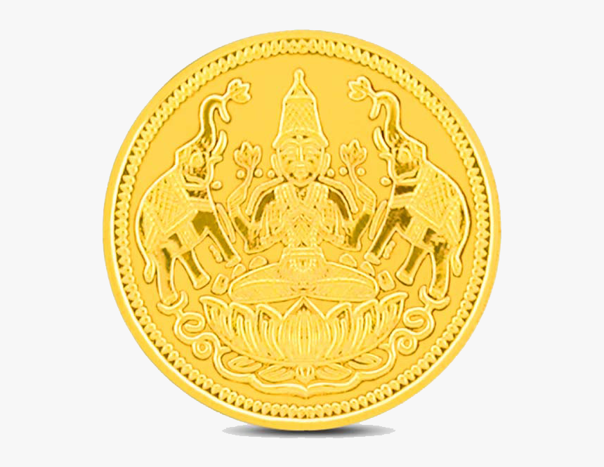 Lakshmi Gold Coin Transparent Background - Dhanteras Png, Png Download, Free Download