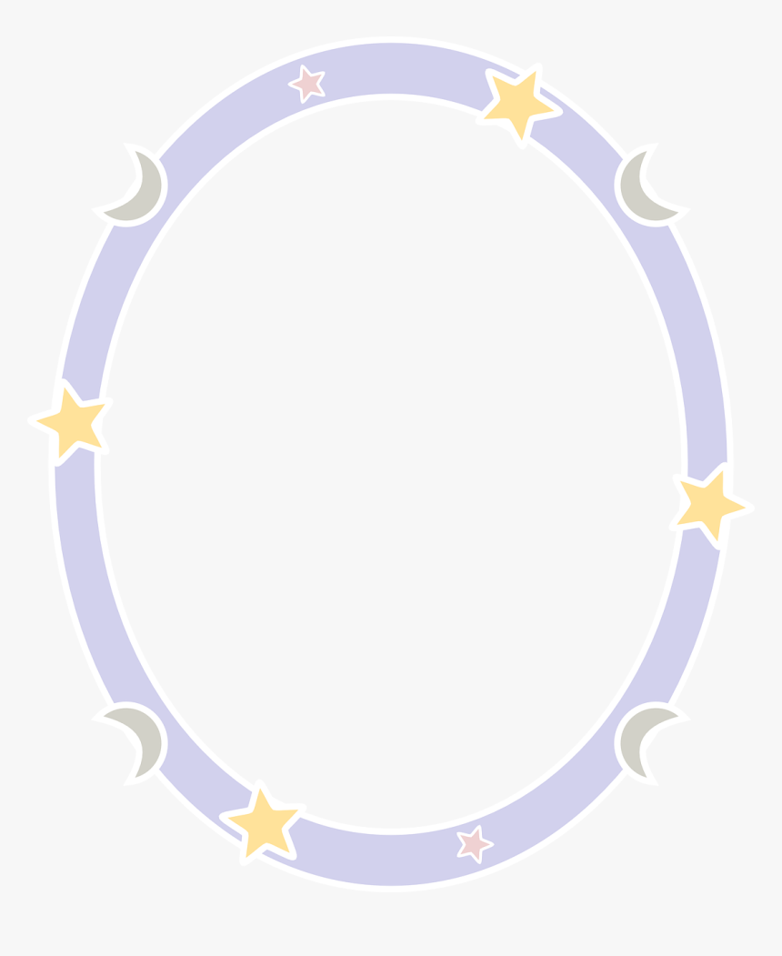 Star Moon Frame Png, Transparent Png, Free Download