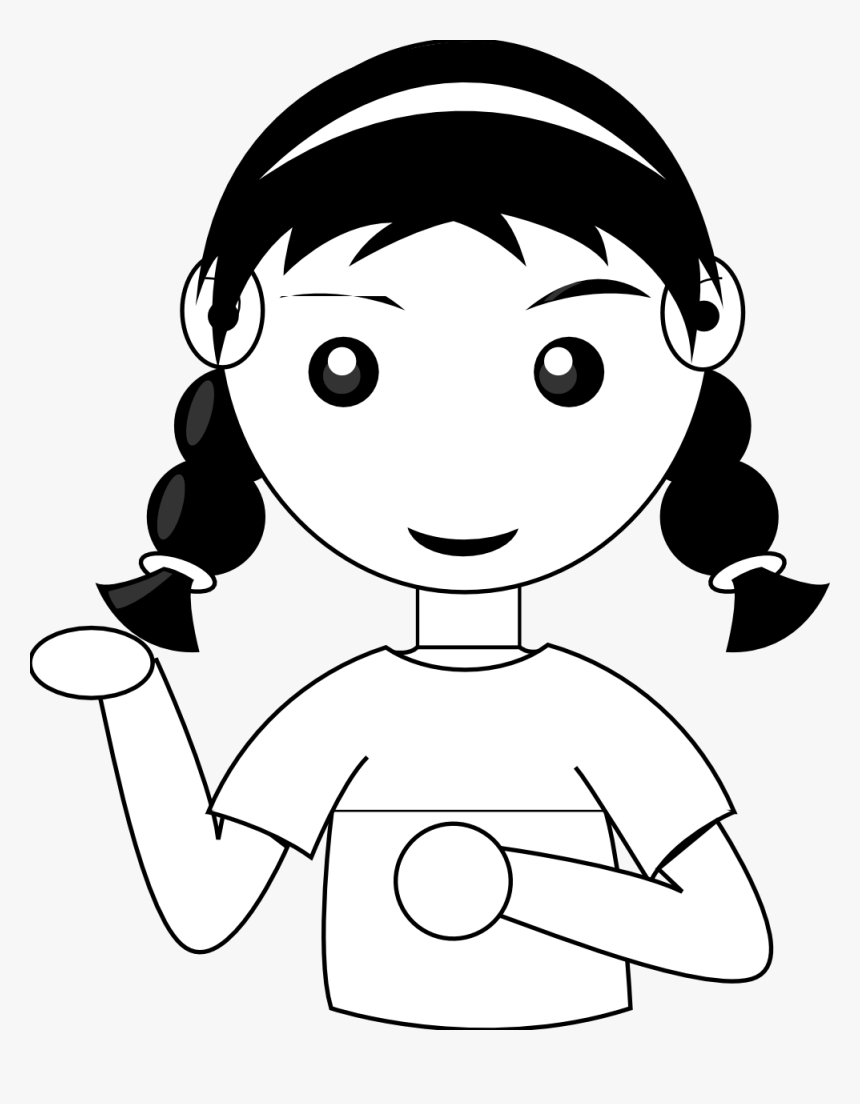 Boy And Girl With A Book Clip Black And White Library Girl Face Clip Art Black And White Hd Png Download Kindpng