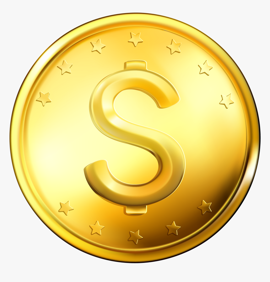 Gold Coin Dollar Png, Transparent Png, Free Download