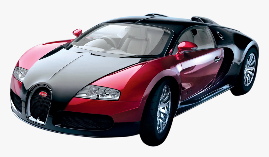 Bugatti Veyron Png - Red And Black Bugatti Veyron, Transparent Png, Free Download