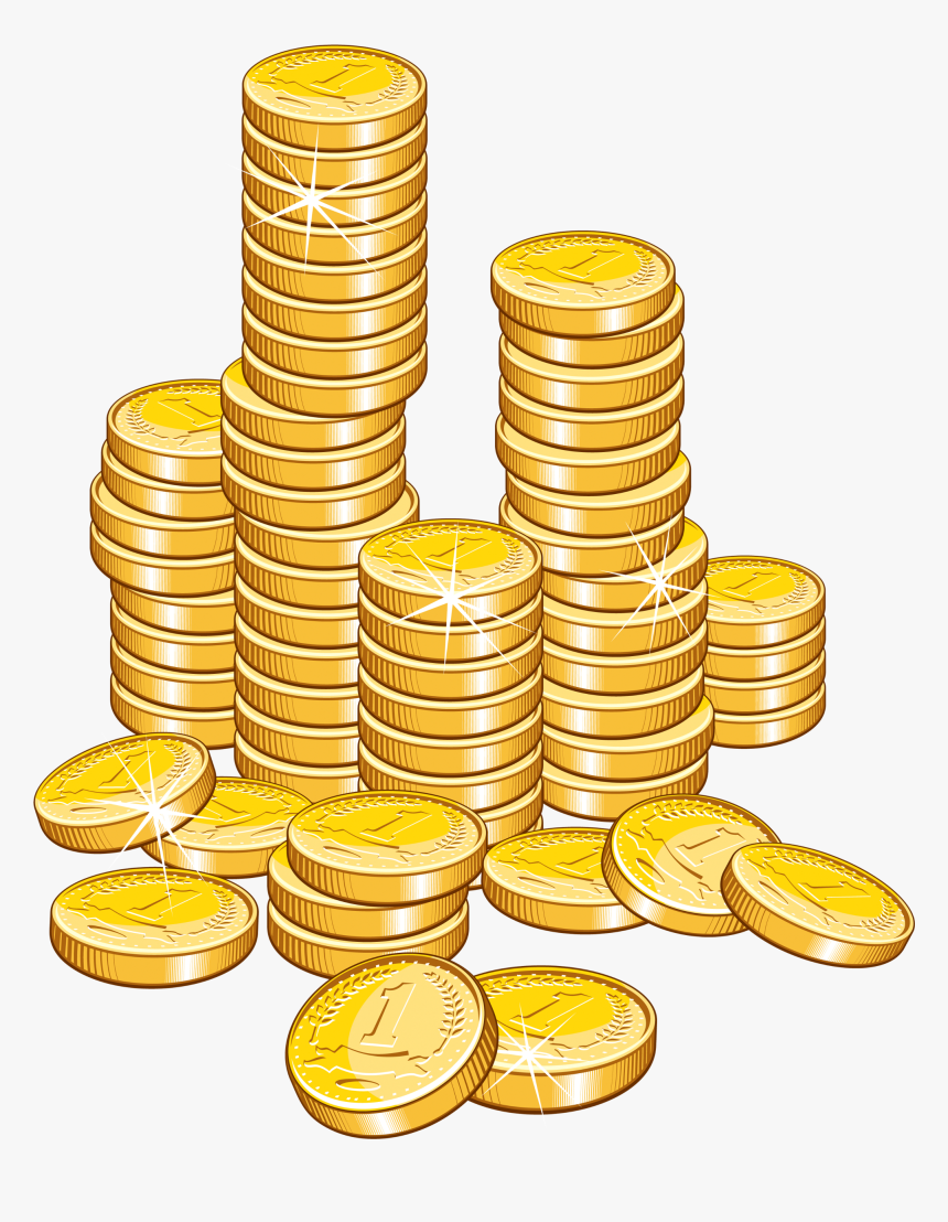 Coin Clip Art Free Clipart Image Image - Transparent Background Coins Clipart, HD Png Download, Free Download
