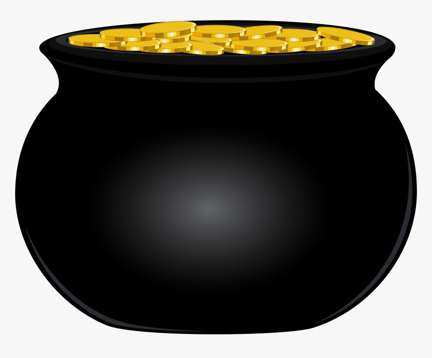 Transparent Blank Gold Coin Png - Clip Art Pot Of Gold, Png Download, Free Download