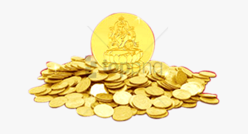 Transparent Background Gold Coins In Png, Png Download, Free Download