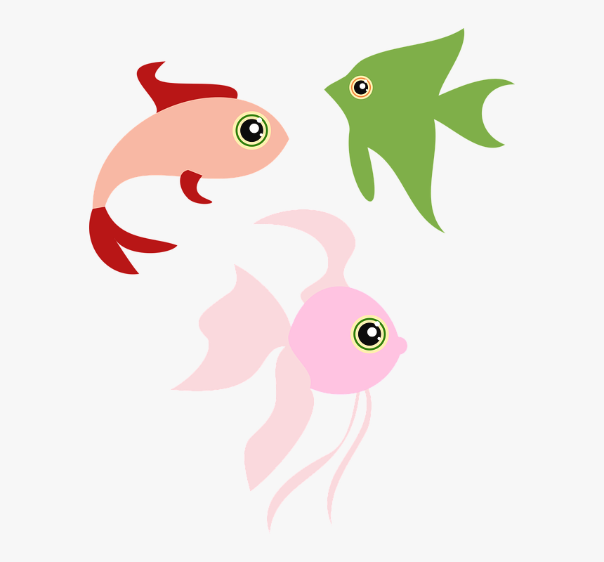 Animals, Fish, Fishes, Ocean, Sea - Png Pic Of Fishes In Cartoon, Transparent Png, Free Download