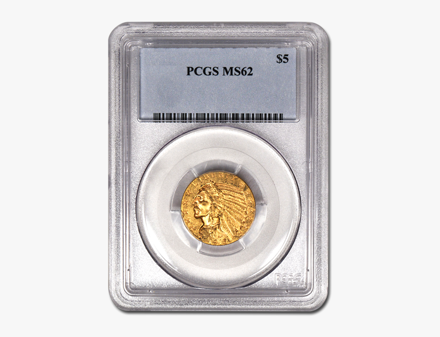 Picture Of $5 Indian Head Gold Coins Ms - Money, HD Png Download, Free Download